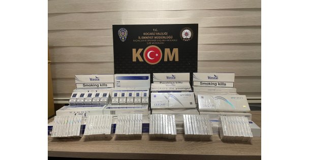 1030 paket kaçak sigara ele geçirildi