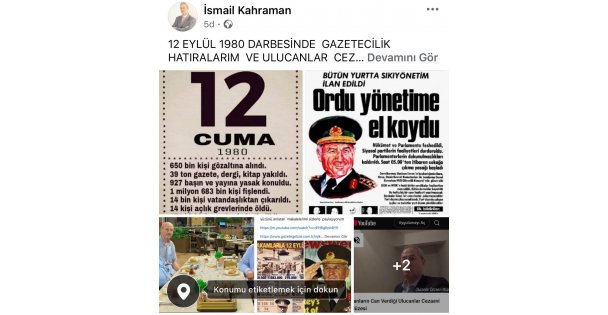 12 EYLÜL 1980 DARBESİNDE GAZETECİLİK HATIRALARIM VE ULUCANLAR CEZAEVİ BELGESELİM