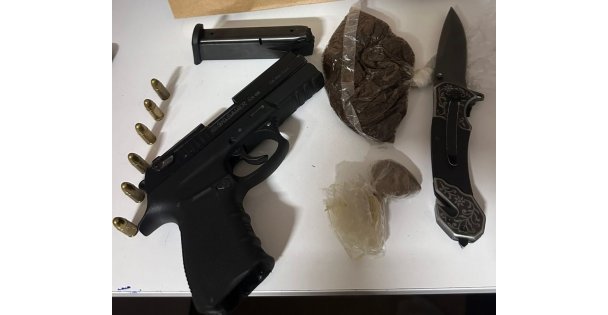 14 yıl 6 ay hapis cezası ile aranan hükümlü silah ve uyuşturucuyla yakalandı