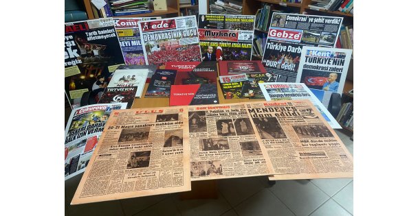 1960 DARBESİNDEN 15 TEMMUZ HAİN DARBE GİRİŞİMİNE ARŞİVLERİ İLE DARBELER TARİHİ SERGİSİ AÇTIK