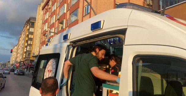 2 motosiklet kazaya karıştı, sürücüler yara almadan kurtuldu