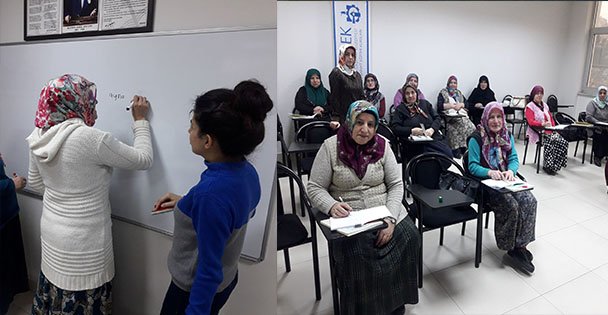 ‘'42 Kurs Merkezinde 1344 Kursiyer”