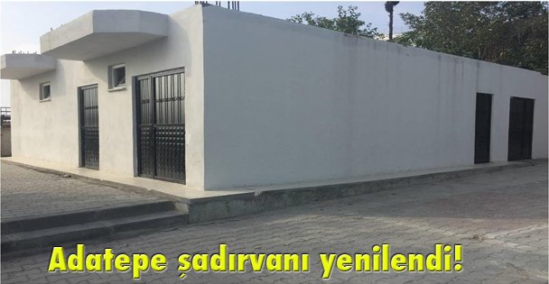 Adatepe şadırvanı yenilendi!