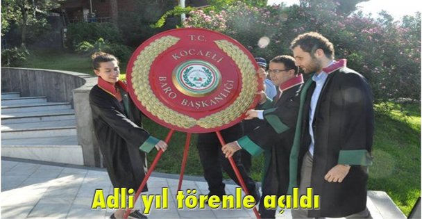 Adli yıl törenle açıldı