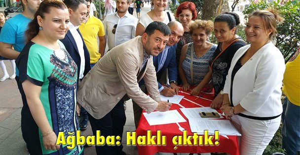 Ağbaba: Haklı çıktık!