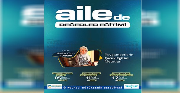 ''Ailede Değerler Eğitimi'' Verilecek!