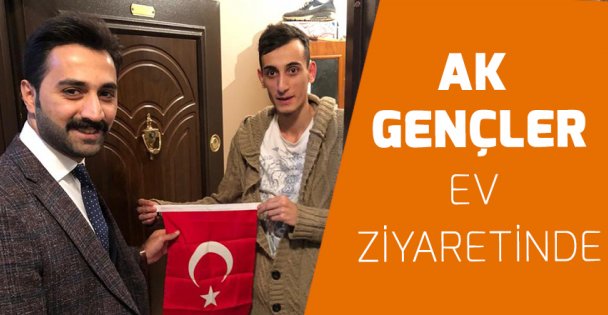 Ak Gençler'den ev ziyareti