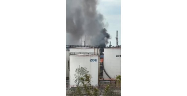 Akaryakıt dolum tesisinde tatbikat korkuttu