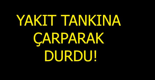 Akaryakıt istasyonu görevlisi yaralandı