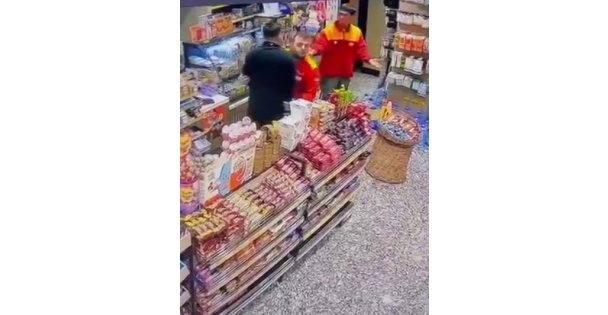 Alkollü müşteri, akaryakıt istasyonu çalışanını böyle darbetti