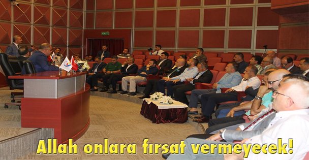 Allah onlara fırsat vermeyecek!