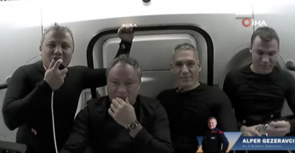 Alper Gezeravcı'nın Uzaydaki İlk Sözleri 'İstikbal Göklerdedir” Oldu