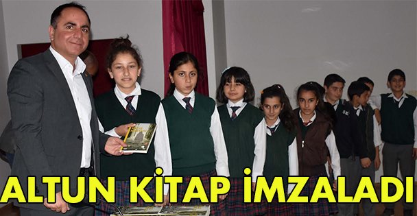Altun kitap imzaladı