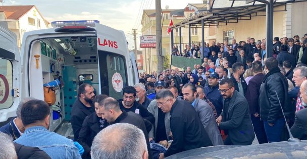 Babasının cenazesinde dayısını da kaybetti