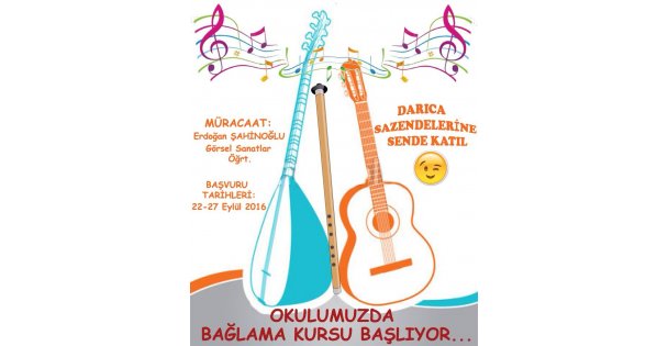 Bağlama kursu başlıyor
