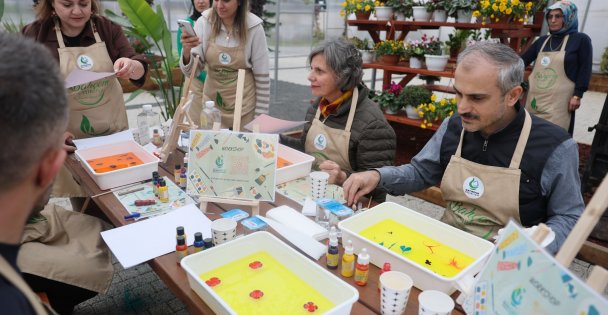 Bahçem Çayırova'da 'Toprak ve Sanat' atölyesi etkinliği gerçekleştirildi