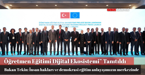 Bakan Tekin, Yeni Eğitim Projesi Lansmanında Filistin'deki Katliamı Kınadı