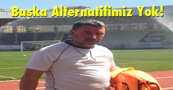 Başka alternatifimiz yok