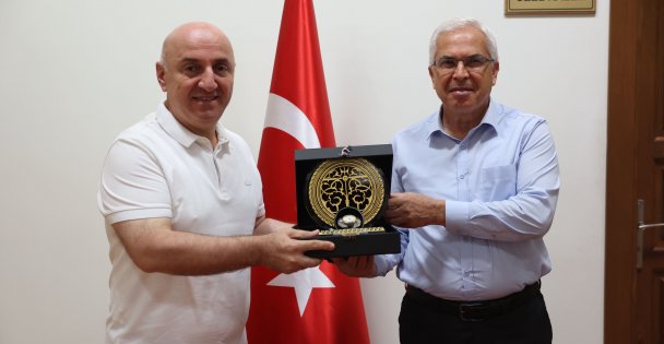 Başkan Bıyık'tan Kaymakam Dönmez'e hayırlı olsun ziyareti