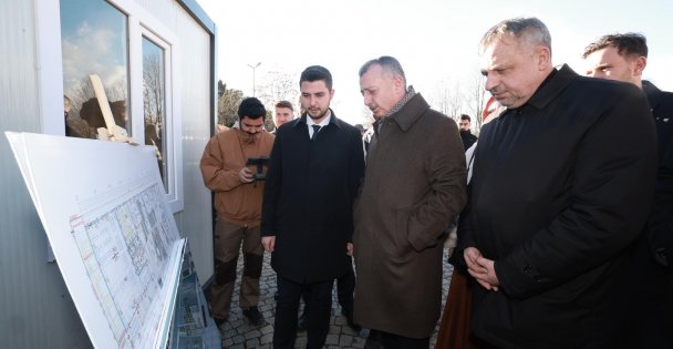 Başkan Büyükakın, çalışmaları yerinde inceledi:  Büyükşehir, Seka'da 'Teknoşehir” kuruyor