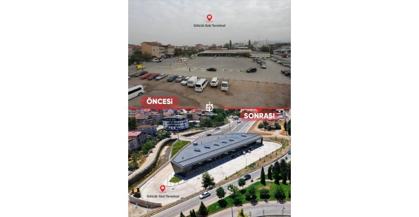 Başkan Büyükakın, Karamürsel ve Gölcük otogarlarının eski ve yeni halini paylaştı