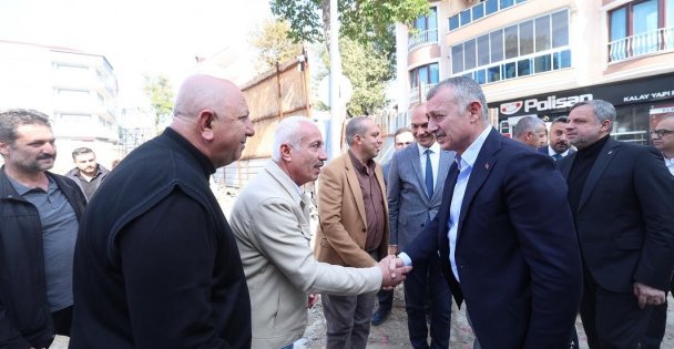 Başkan Büyükakın, Kuruçeşme Merkez Camii inşaat alanını inceledi
