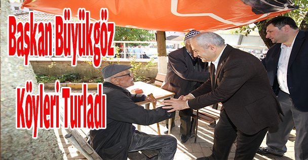 Başkan Büyükgöz Köyleri Turladı