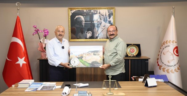 Başkan Büyükgöz'den Pazarcılar Odasına Ziyaret