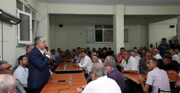 Başkan Ömeroğlu Mimar Sinan Mahallesi'nde Vatandaşlarla Buluştu