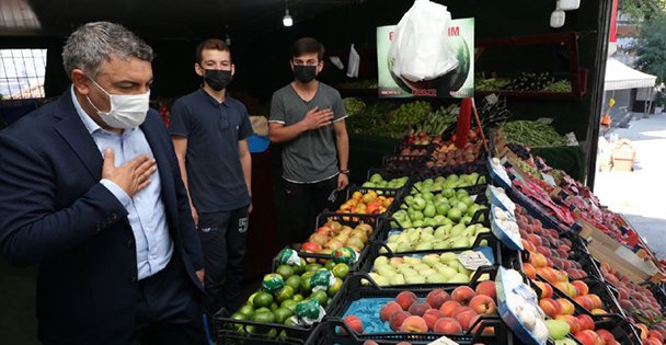 Başkan Şayir'den esnaf ziyareti