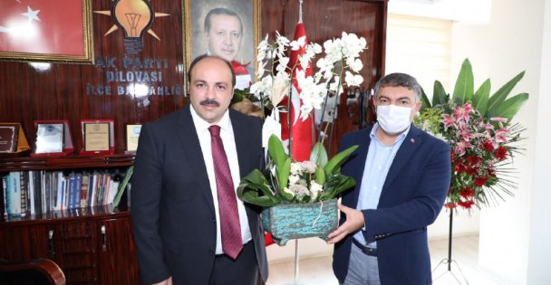 Başkan Şayir'den Yıldırım'a hayırlı olsun ziyareti