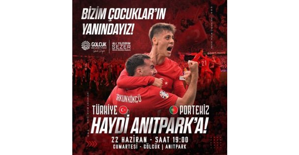 Başkan Sezer Gölcüklüleri milli heyecanı birlikte yaşamaya davet etti