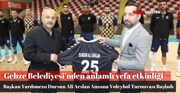 BAŞKAN YARDIMCISI DURSUN ALİ ARSLAN ANISINA VOLEYBOL TURNUVASI BAŞLADI
