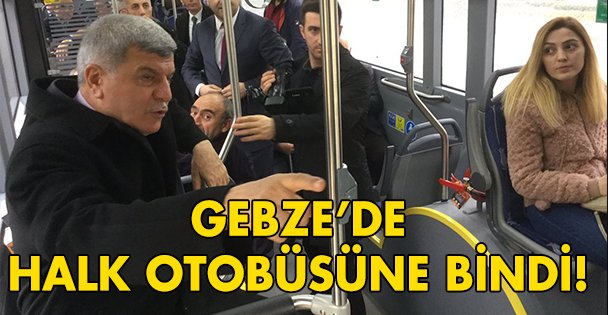 Başkanlar Halk Otobüsü'nde!