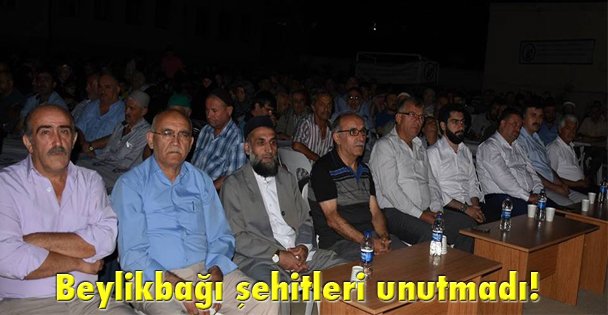 Beylikbağı şehitleri unutmadı!