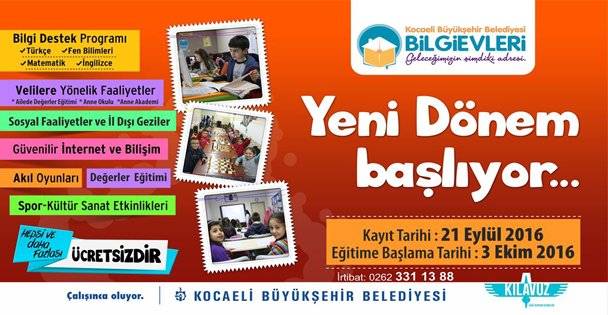 Bilgievleri'nde yeni dönem