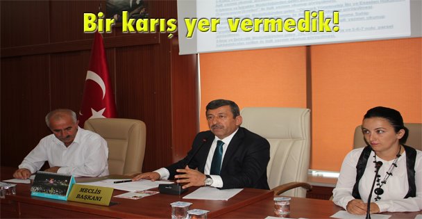 Bir karış yer vermedik!