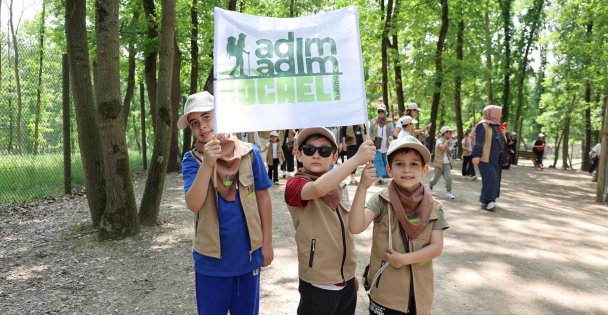 Bu yürüyüşte doğa ve değerler buluştu