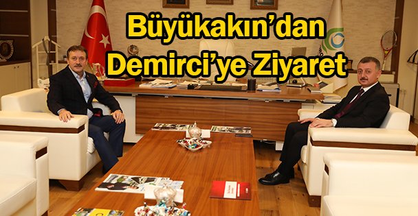 Büyükakın'dan Demirci'ye Ziyaret