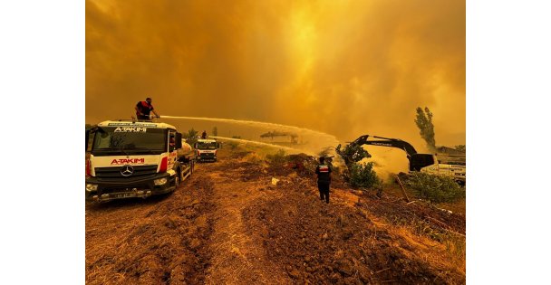 Büyükşehir A Takımı alevlerin arasında