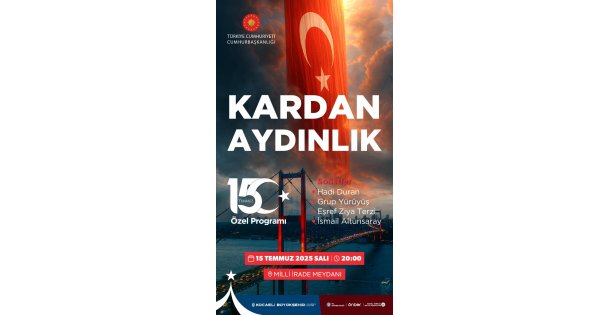 Büyükşehir Dijikültür'de ilk yayın 15 Temmuz'a ayrıldı