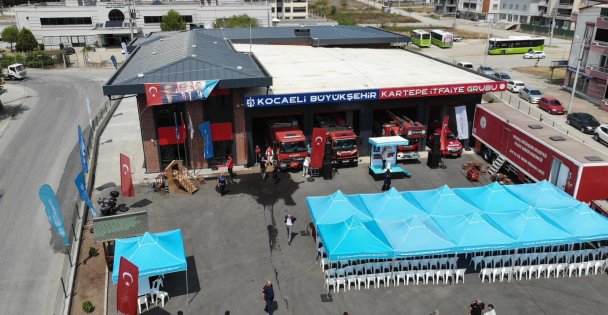 Büyükşehir, Kartepe'ye yeni itfaiye binası kazandırdı