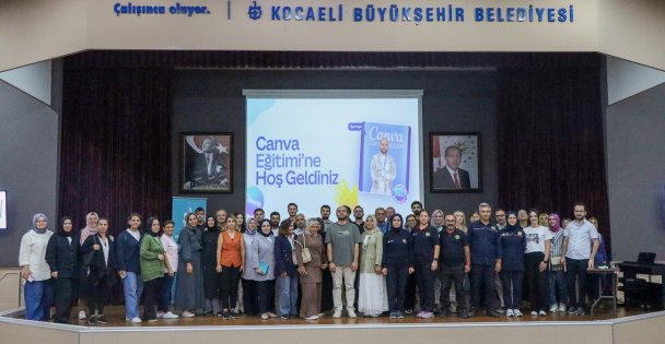 Büyükşehir personeli 'Canva” eğitimi aldı