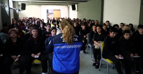 Büyükşehir Zabıtası bu kez eğitim için sahada