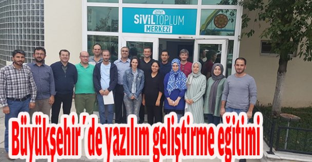 Büyükşehir'de yazılım geliştirme eğitimi