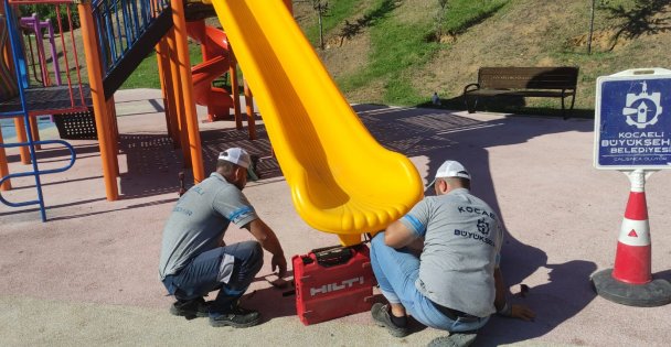 Büyükşehir'den çocuklara güvenli oyun alanları