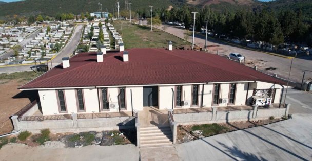 Büyükşehir'den Derince'ye modern mezarlık hizmet binası;  Cenaze hizmetlerinde yeni dönem