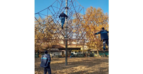 Büyükşehir'den oyun gruplarına periyodik bakım