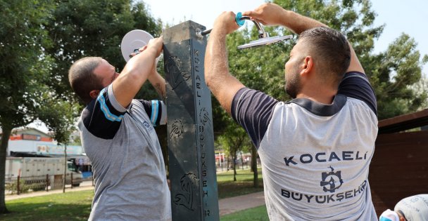 Büyükşehir'den sahillerde su tasarrufu hamlesi