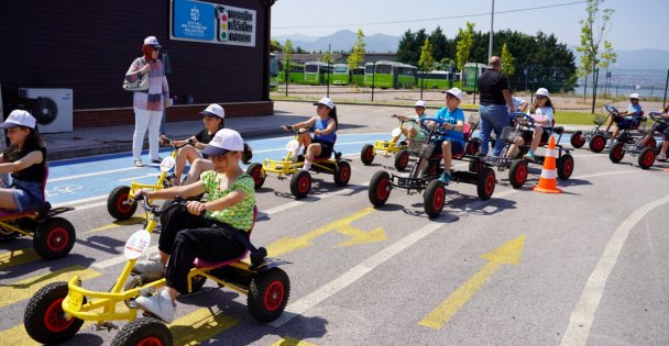 Büyükşehir'in Trafik Eğitim Parkı'na yoğun ilgi